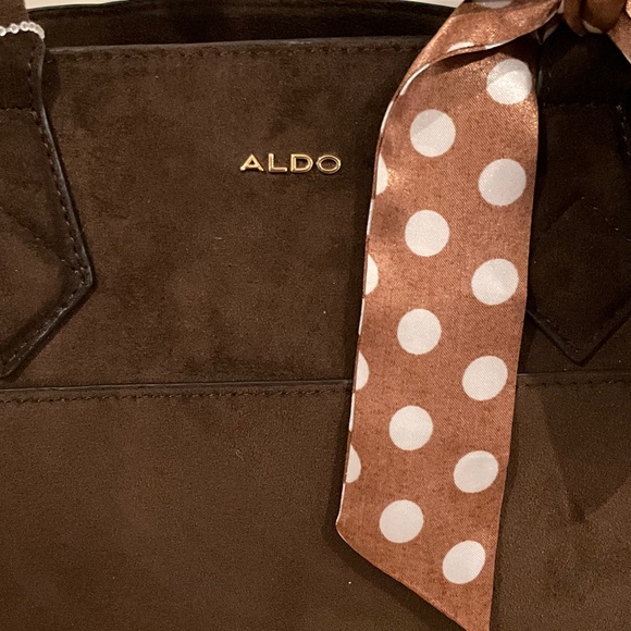 NWT ALDO Suede Satchel - Picture 10 of 16